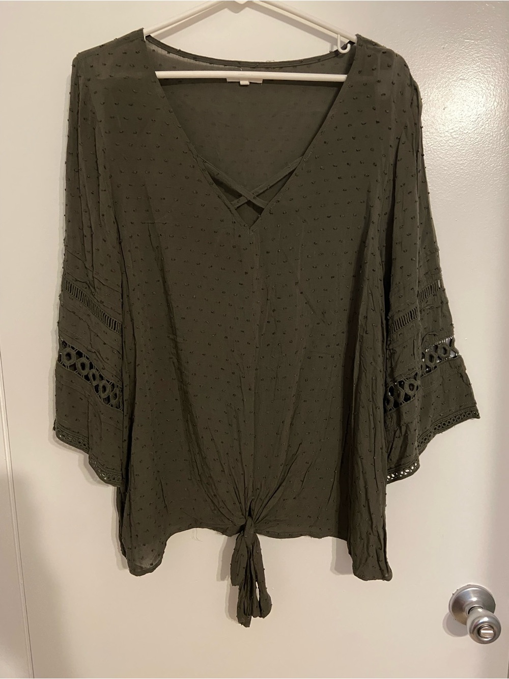 Maurice’s 1x Olive Green Boho Top